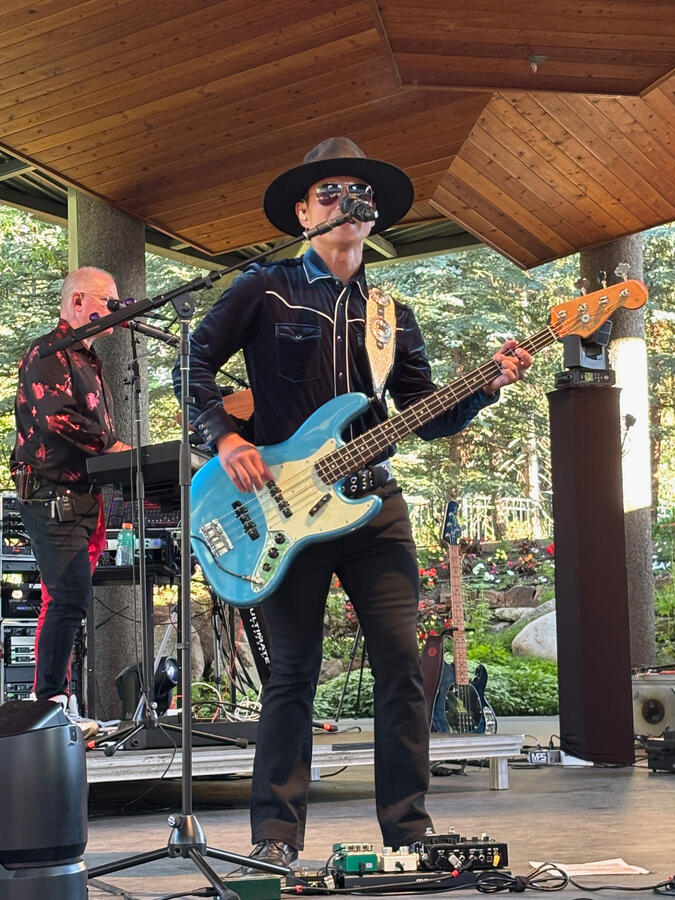 Orrickbass at the Gerald Ford Amphitheater in Vail, CO July 2025 with Those Crazy Nights Orrickbass at the Gerald Ford Amphitheater July 2025 with Those Crazy Nights (Vail, CO)