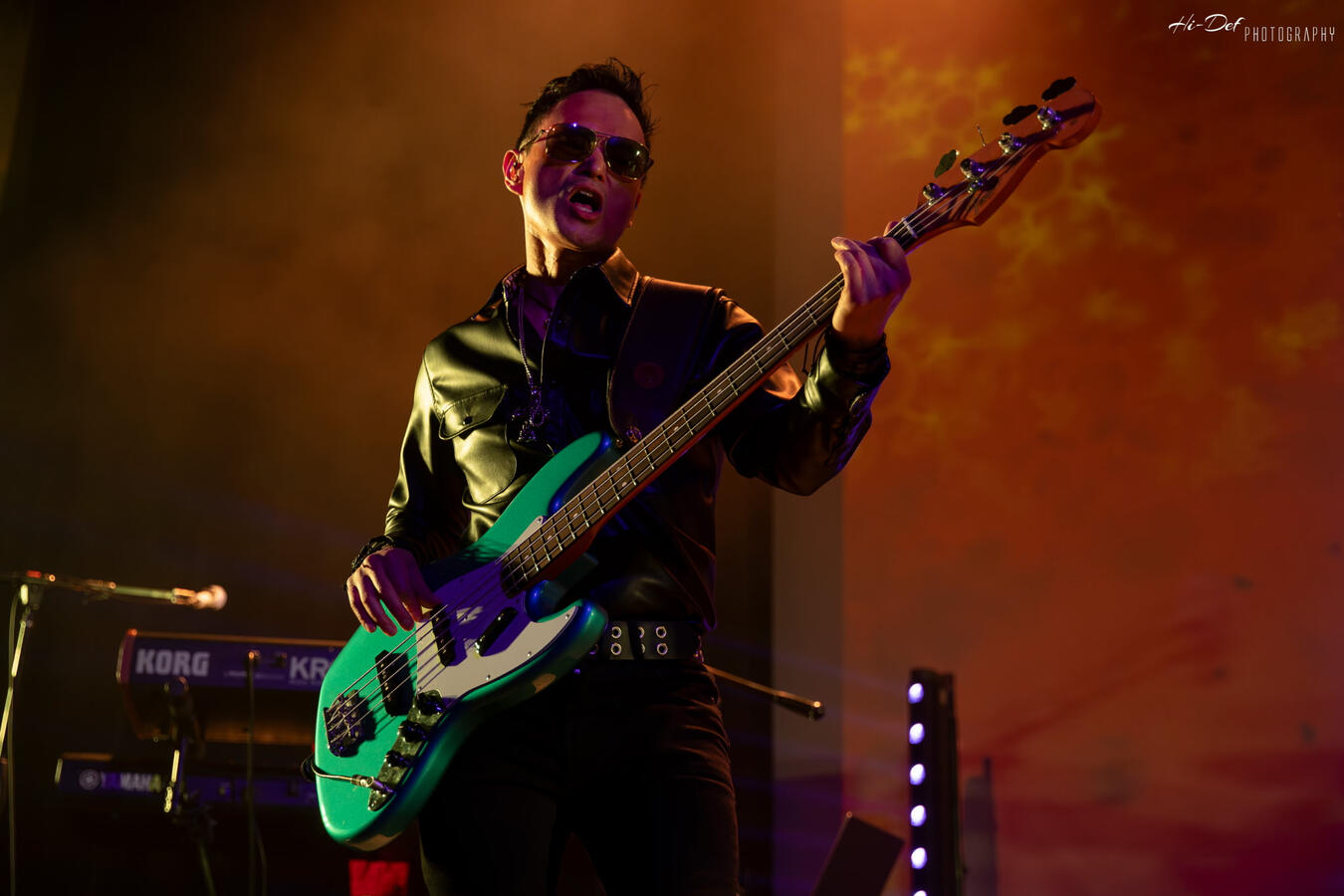 OrrickBass on stage at the Oriental Theater in Denver, CO